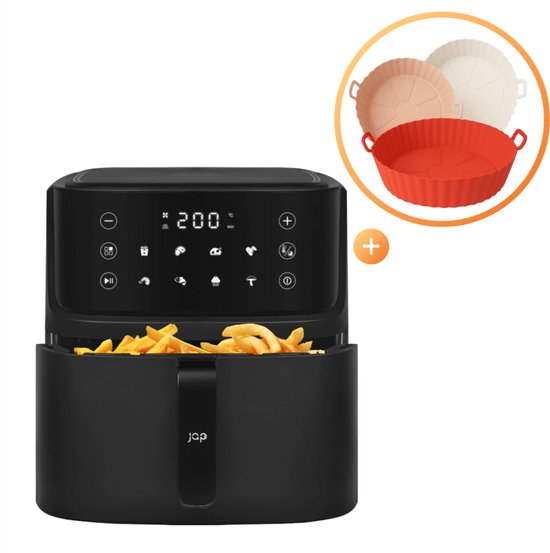 JAP Appliances Ascension Airfryer XL 7,6L Zwart