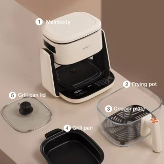 JIMMY 2-in-1 Airfryer Grill