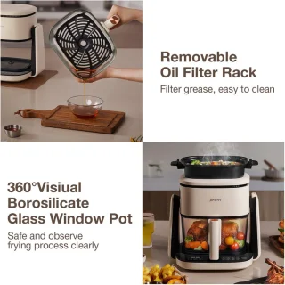 JIMMY 2-in-1 Airfryer Grill