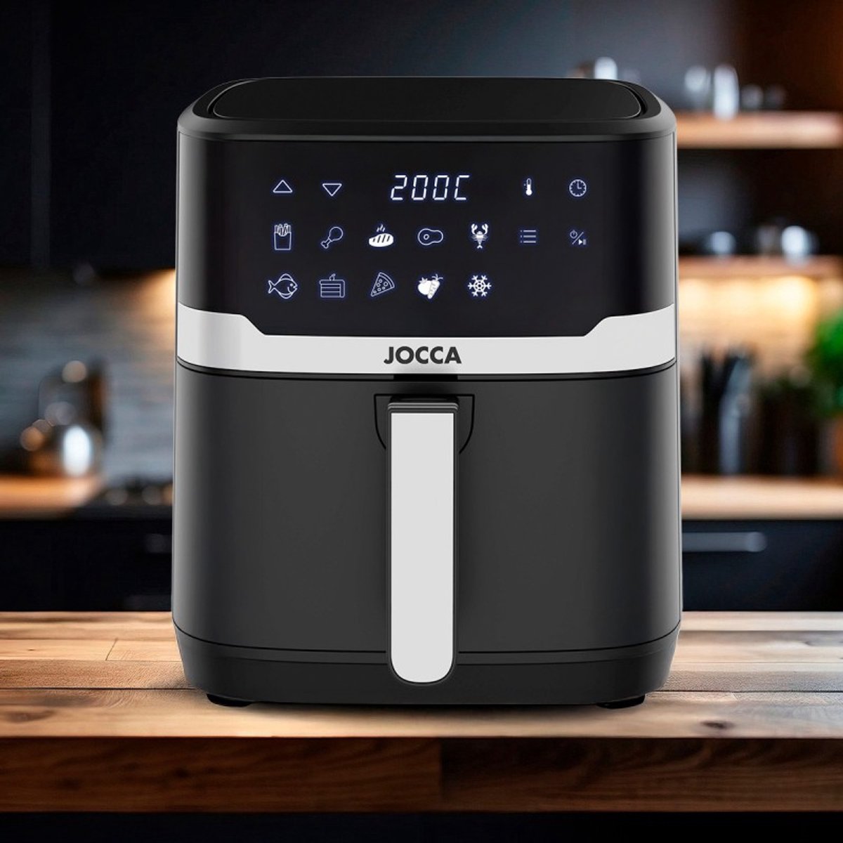 JOCCA 2718 digitale olievrije frituurpan 6,5L