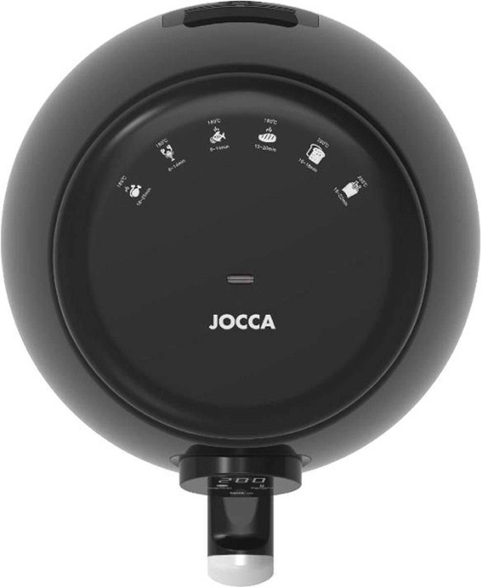 Wat vinden we goed aan de Jocca Airfryer 2L Glans Zwart 2066