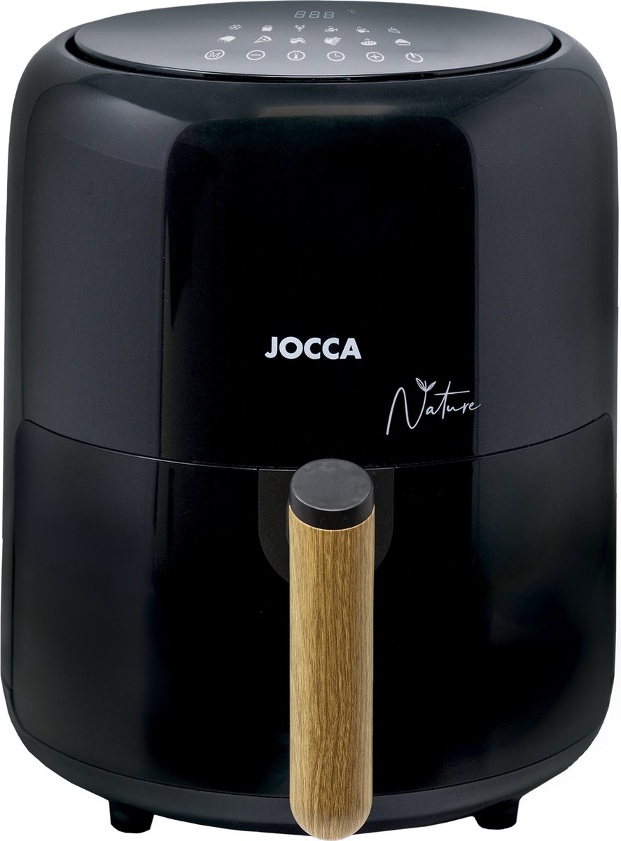 Jocca Nature Airfryer 3.8L Bamboe/Zwart 2187N