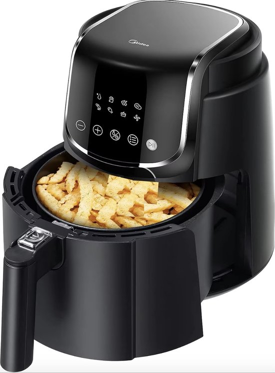 J&R Airfryer Heteluchtfriteuse Zwart