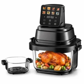 Just Perfecto Draagbare Glazen Airfryer