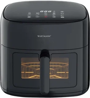 Keramische Airfryer zwart 6 liter