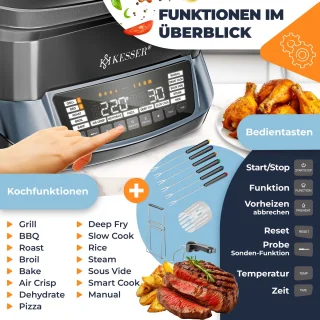 KESSER® Multicooker Airfryer 8L