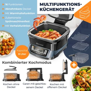 KESSER® Multicooker Airfryer 8L