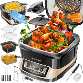 De KESSER® Multicooker Airfryer 8L in één oogopslag
