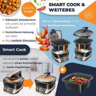 KESSER® Multicooker Airfryer 8L