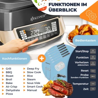 KESSER® Multicooker Airfryer 8L