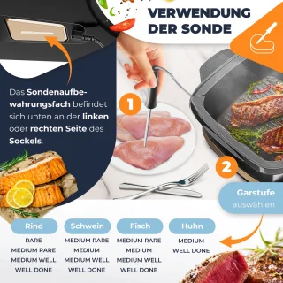 KESSER® Multicooker Airfryer 8L