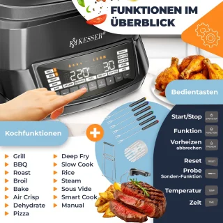 KESSER® Multicooker Airfryer 8L