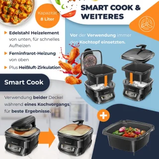 KESSER® Multicooker Airfryer 8L