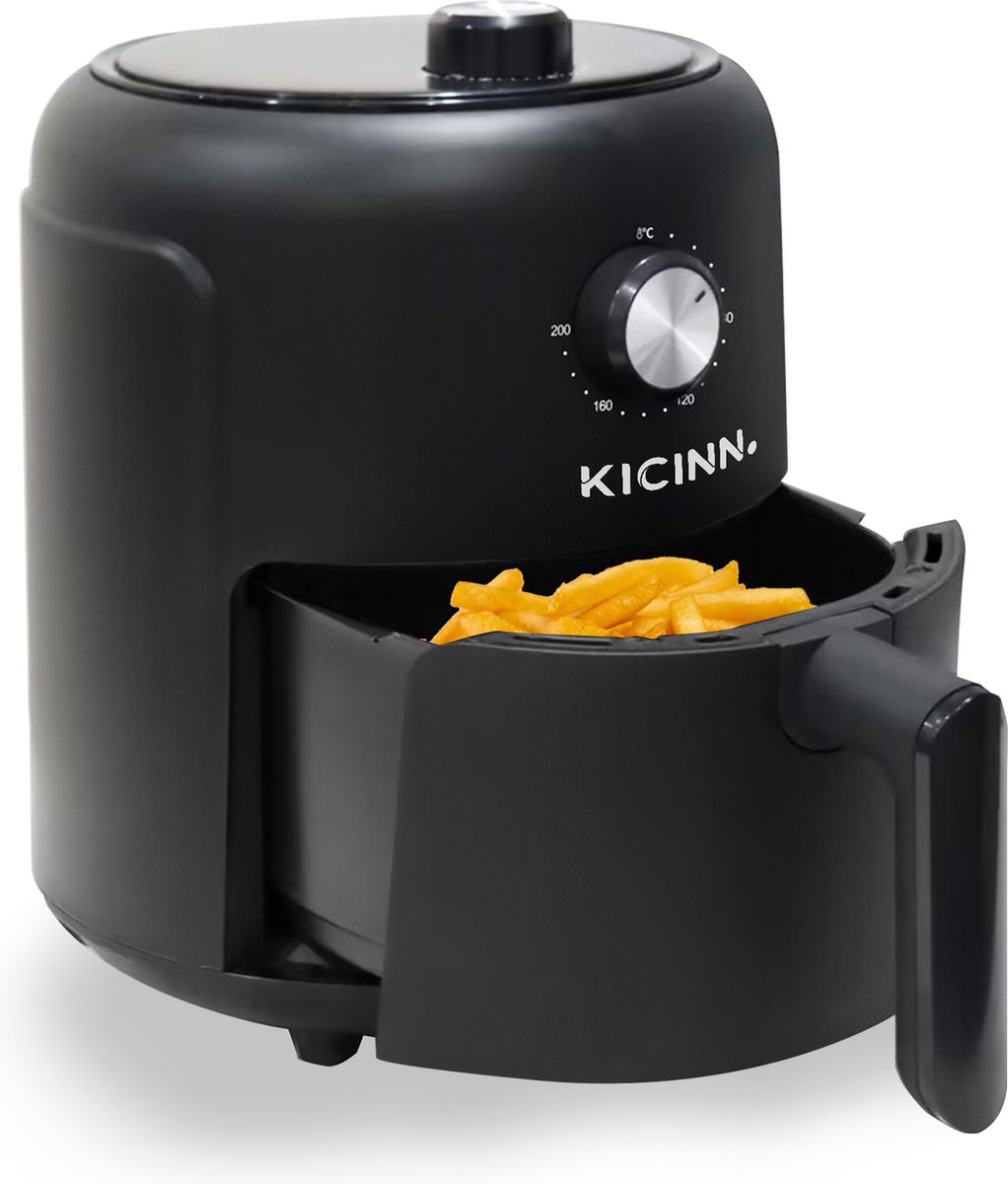 De Kicinn Airfryer XL 3L Zwart 1000W in één oogopslag