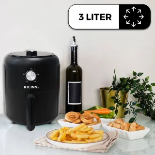 Kicinn Airfryer XL 3L Zwart 1000W