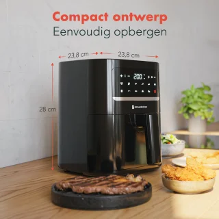 KitchenBrothers Airfryer 3,3L Zwart
