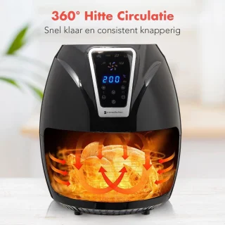 KitchenBrothers Airfryer 3,5L Zwart