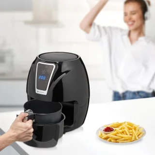 KitchenBrothers Airfryer 3,5L Zwart