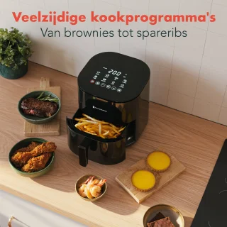 KitchenBrothers Airfryer XL 5L Zwart