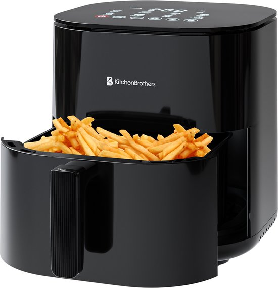 KitchenBrothers Airfryer XL 5L Zwart review