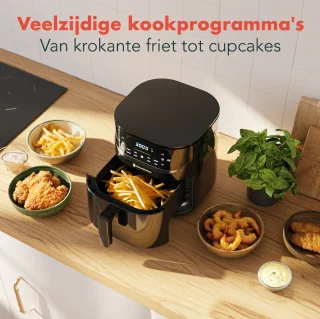 KitchenBrothers Airfryer XL 5L Zwart