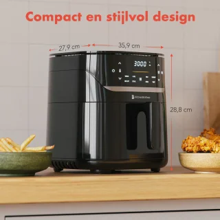 KitchenBrothers Airfryer XL 5L Zwart