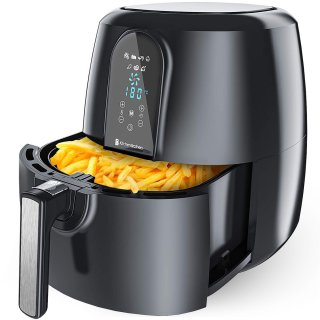 KitchenBrothers Airfryer XL 7,2L Zwart