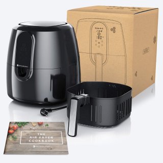 KitchenBrothers Airfryer XL 7,2L Zwart