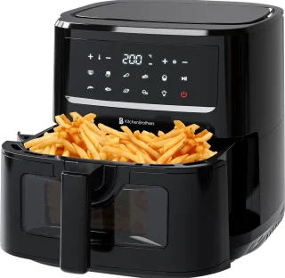KitchenBrothers Airfryer XXL 7.5L Zwart