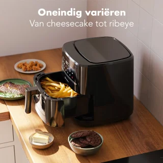 KitchenBrothers Airfryer XXL 7.5L Zwart