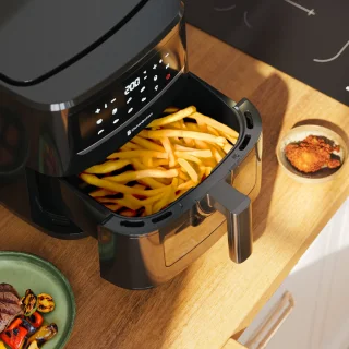 KitchenBrothers Airfryer XXL 7.5L Zwart