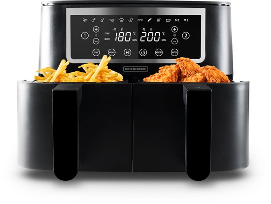 Kitchencook Airmed 8 Dubbele Airfryer 8L