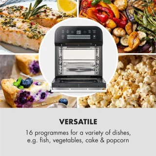 Klarstein AeroVital Cube heteluchtfriteuse 12L zwart