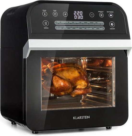Klarstein AeroVital Cube heteluchtfriteuse 12L zwart review