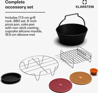 Klarstein AeroVital Deluxe Color Touch 6-delig accessoireset