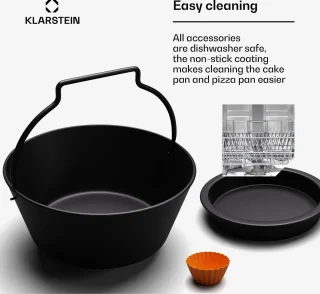 Klarstein AeroVital Deluxe Color Touch 6-delig accessoireset