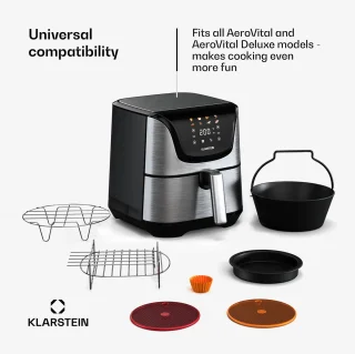 Klarstein AeroVital Deluxe Color Touch 6-delig accessoireset