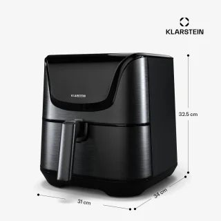 Klarstein Aerovital Deluxe Heteluchtfriteuse Zwart
