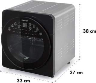 Klarstein AeroVital Easy Touch Heteluchtfriteuse 14L Zwart