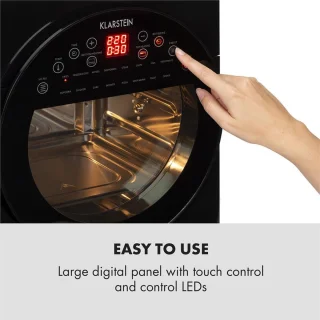 Klarstein AeroVital easy touch heteluchtfriteuse zwart 14L