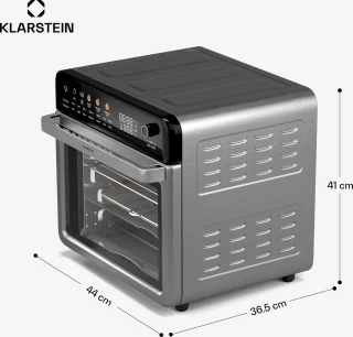 Klarstein Air Glaze Digital Heteluchtfriteuse Roestvrij staal