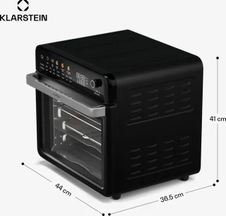 Klarstein Air Glaze Digital Heteluchtfriteuse Zwart