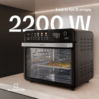 Klarstein Air Glaze Digital Heteluchtfriteuse Zwart