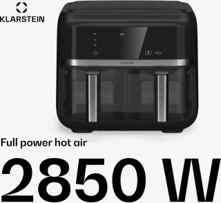 Klarstein VitaFry Duo SL Airfryer Zwart
