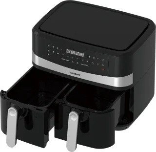 Klausberg 7573 Dubbele Airfryer XXL 9L 1750W