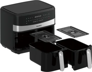 Klausberg 7573 Dubbele Airfryer XXL 9L 1750W
