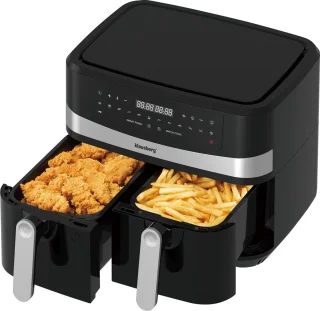 Klausberg 7573 Dubbele Airfryer XXL 9L 1750W