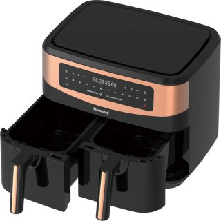 Klausberg 7589 Hetelucht Frituurpan 9L with 2 Baskets