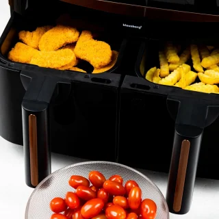 Klausberg 7589 Hetelucht Frituurpan 9L with 2 Baskets
