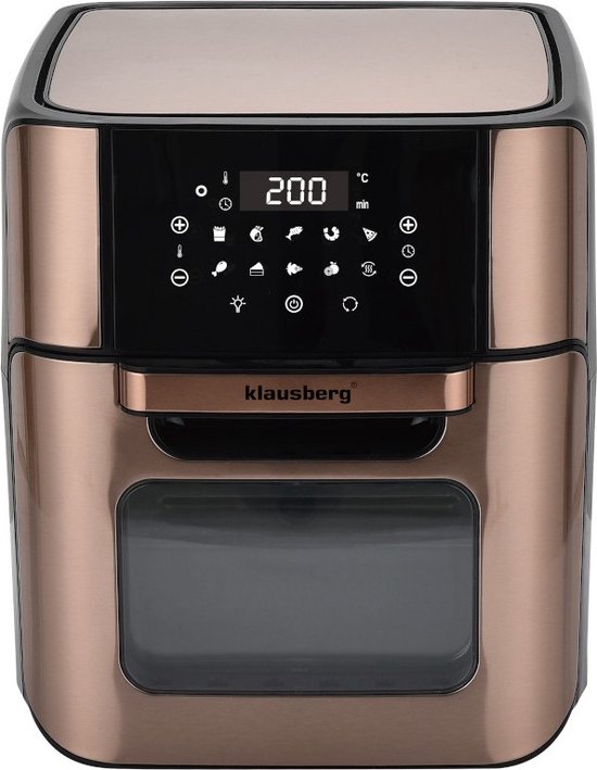 Klausberg 7598 Hetelucht Frituurpan 12L Brons